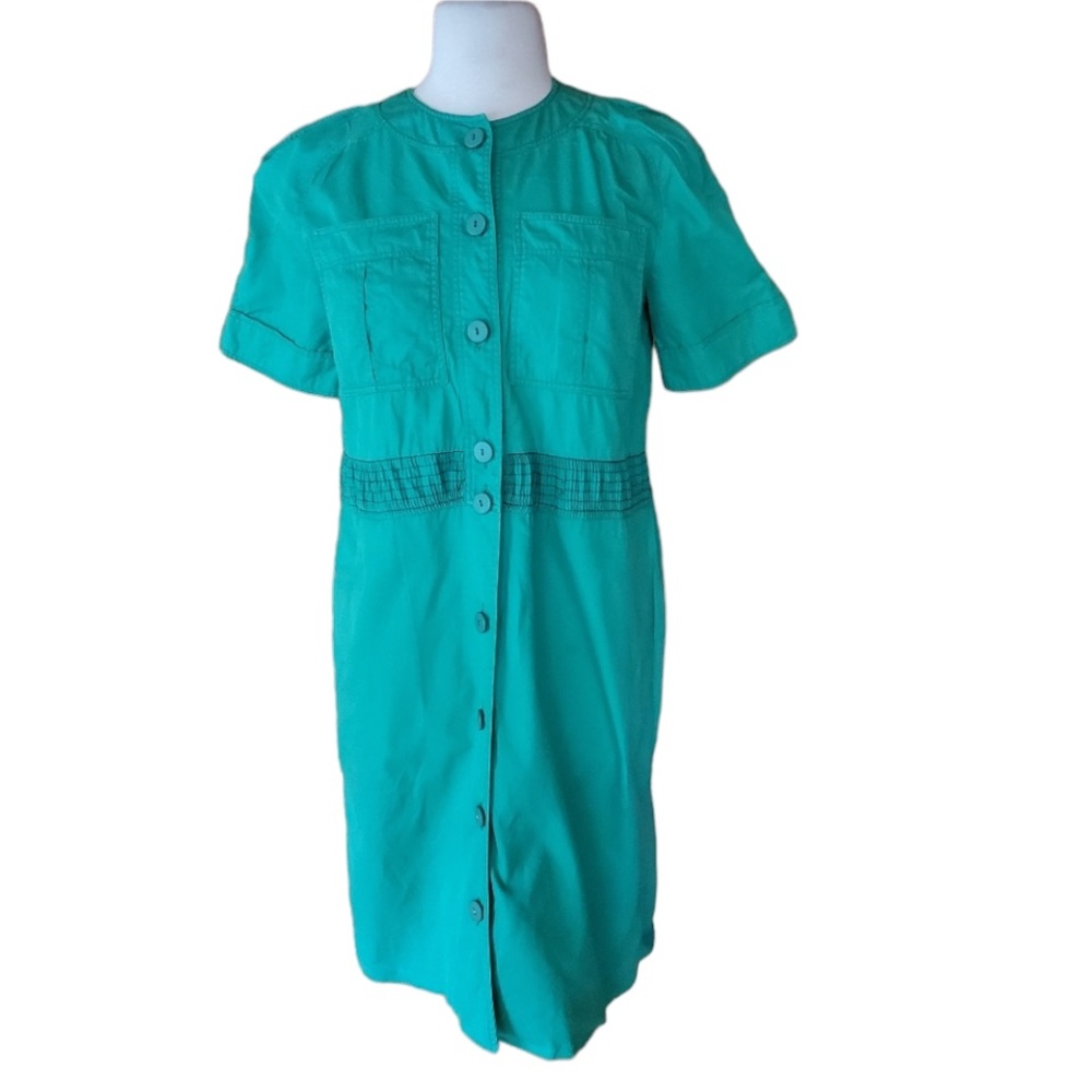 Vintage Green, Cotton‎ Dress